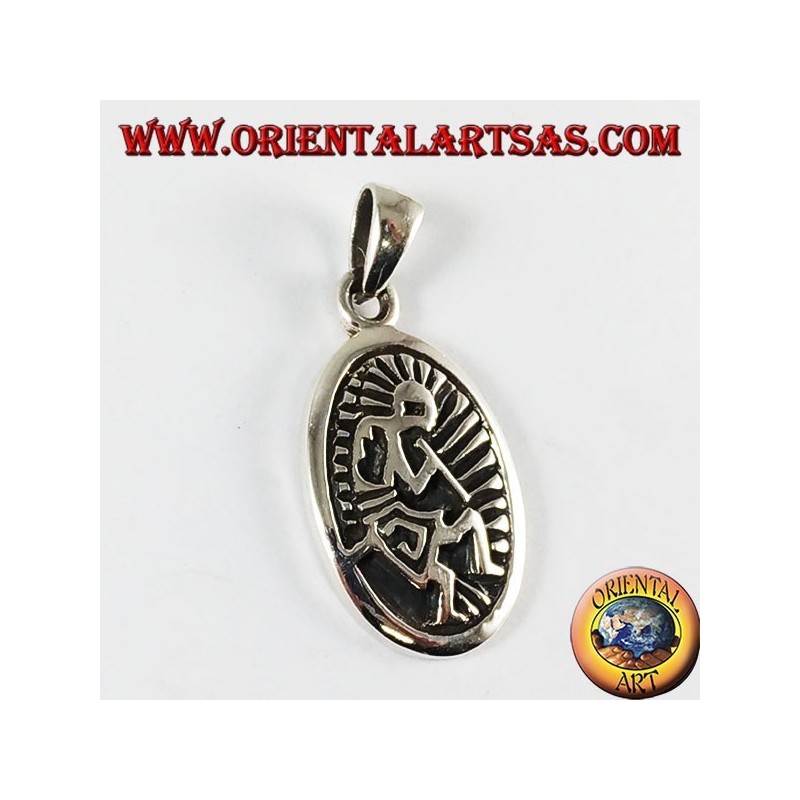 colgante en plata de Kokopelli