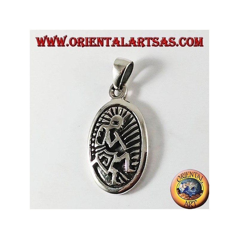 colgante en plata de Kokopelli