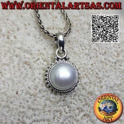 Pendentif en argent avec...