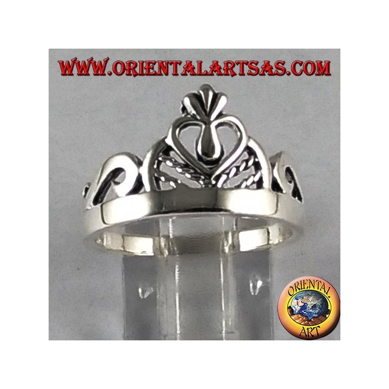Silver ring crown princess