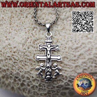 Silver pendant, the "cross of Caravaca" or "Cruz de Caravaça"