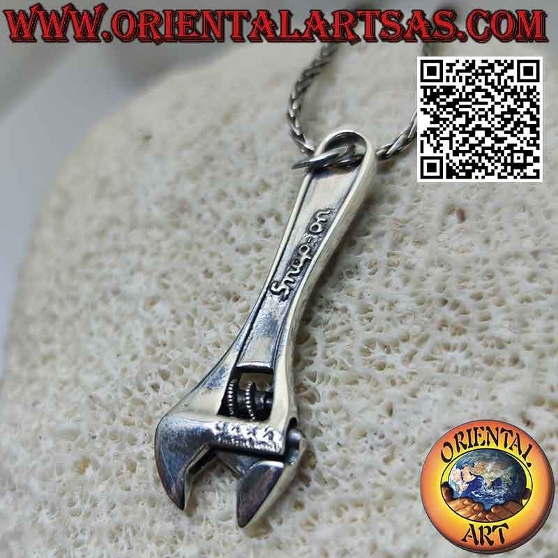 Pendentif en argent, la clé (fonctionne)