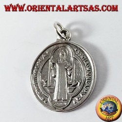 ciondolo in argento San Benedetto Medaglia