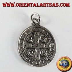 Médaille de Saint Benoît argentée