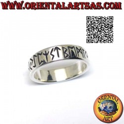 6mm wide smooth band silver...