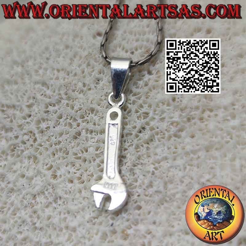 Colgante de plata, la llave inglesa (pequeño)