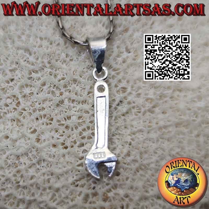 Colgante de plata, la llave inglesa (pequeño)