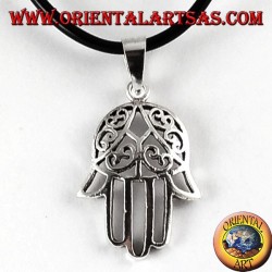 Silber Anhänger Hand von Fatima Hamsa