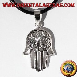 Colgante de plata de la mano de Fátima Hamsa