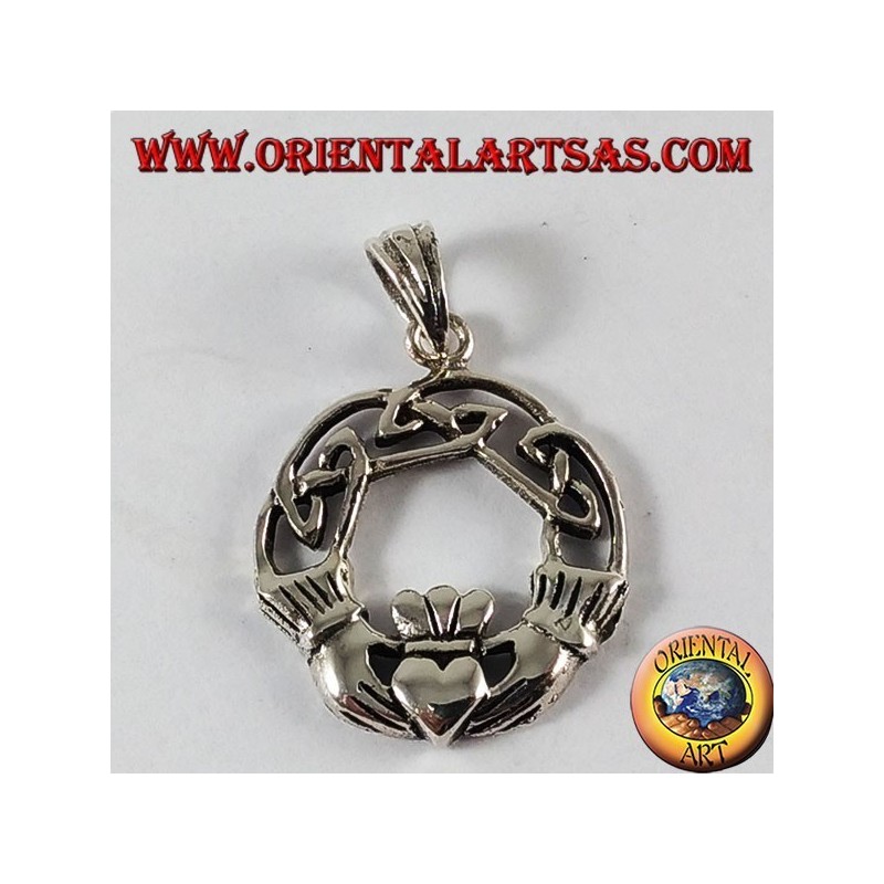 Pendentif argent, Claddagh