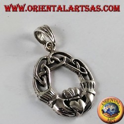Pendentif argent, Claddagh