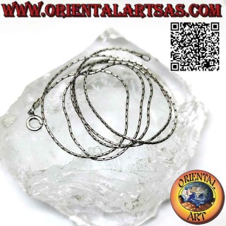 925 ‰ silver chain necklace, "joint" link (thickness 0.5 mm)