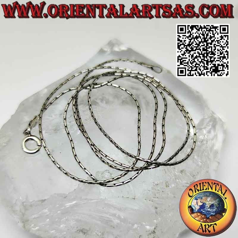 Collar de cadena de plata 925 ‰, eslabón "joint" (grosor 0,5 mm)