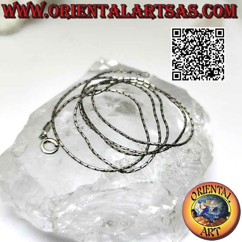 Collar de cadena de plata 925 ‰, eslabón "joint" (grosor 0,5 mm)