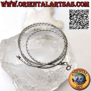 Collana catenina in argento 925 ‰, maglia "snodo" (spessore 1,2 mm)