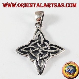 Pendentif argent, Fleur Apocalypse