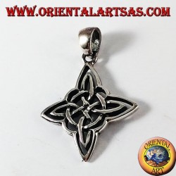 Silber Anhänger Blume Apocalypse