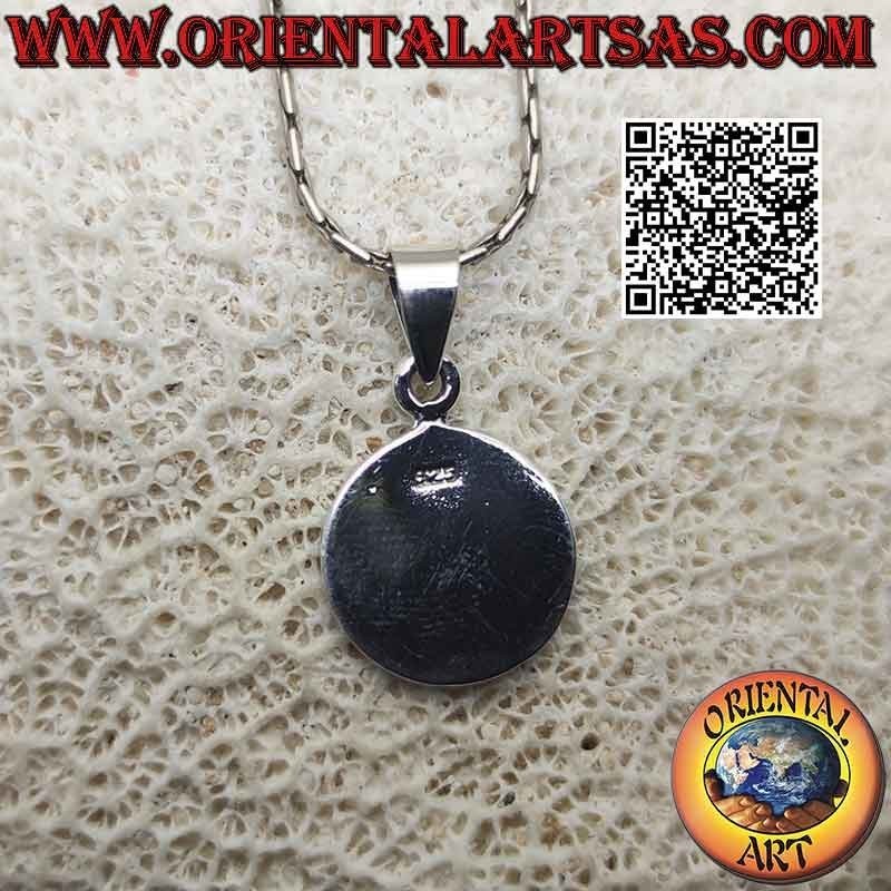 Pendentif en argent, médaille avec bas-relief "Talisman de l'amour"