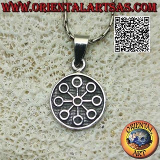Silberanhänger, Medaille mit Flachrelief "Talisman der Hellsichtigkeit"