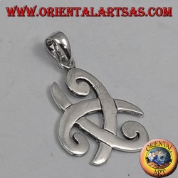 silver pendant, three-cornered hat of Odin