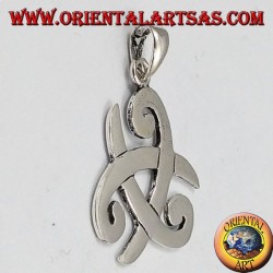 silver pendant, three-cornered hat of Odin