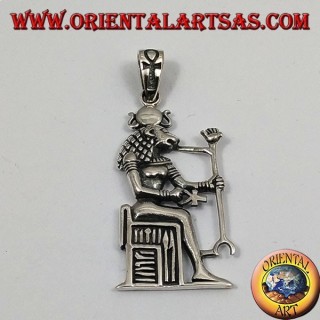 colgante de plata Sekhmet (también Sachmis)