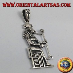 pendentif argent Sekhmet (également Sachmis)