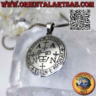 Ciondolo in argento, sigillo dell'arcangelo Zadkiel (sigilli di re Salomone)