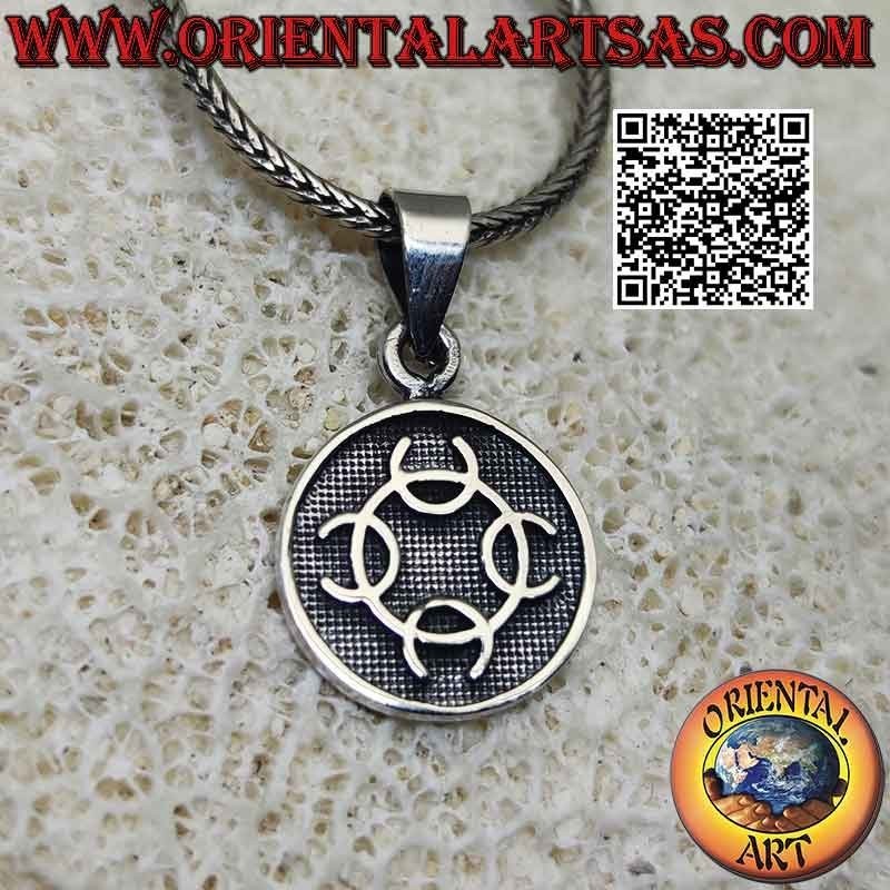 Silberanhänger, Medaille mit Flachrelief "Talisman der Transmutation"