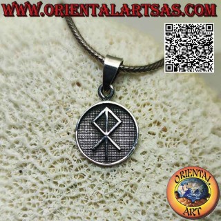 Pendentif en argent, médaille avec bas-relief "Talisman de consécration"