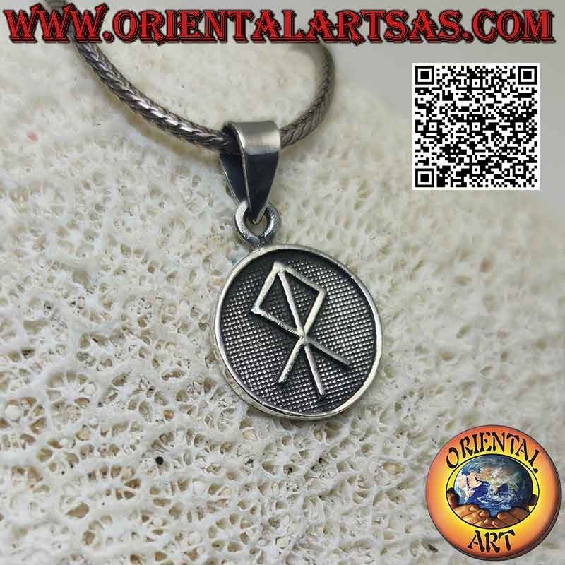 Pendentif en argent, médaille avec bas-relief "Talisman de consécration"