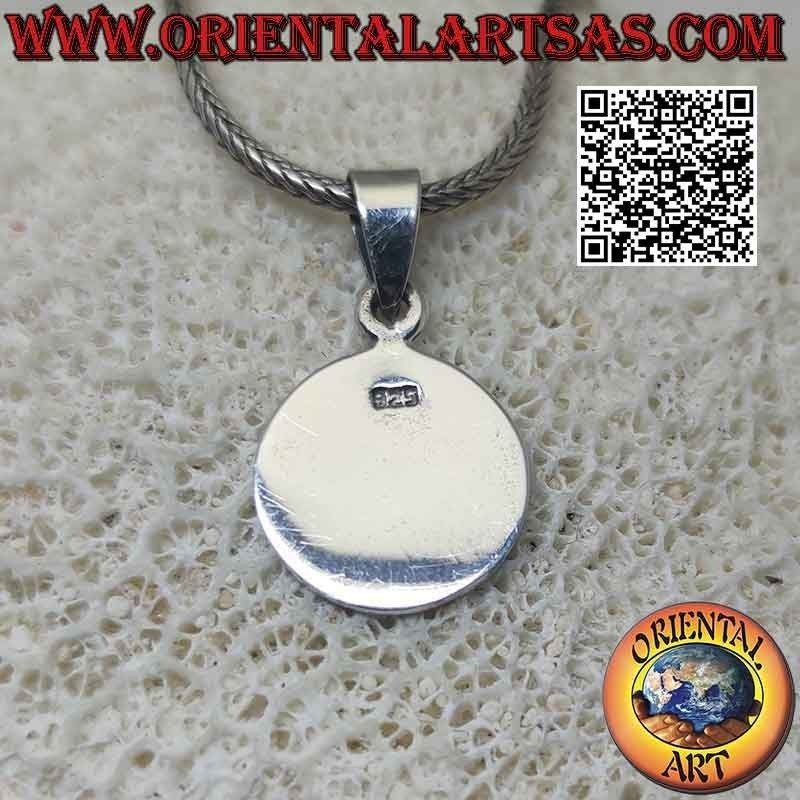 Pendentif en argent, médaille avec bas-relief "Talisman de consécration"