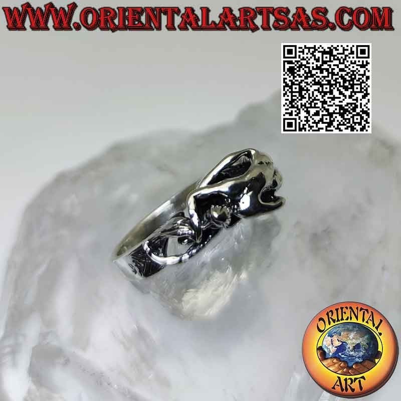 Anello in argento Kamasutra, la posizione del sesso anale a pecorina