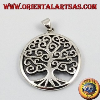 ciondolo d'argento, albero della vita (grande)