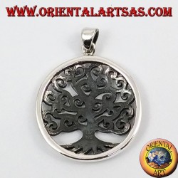 Pendentif argent, arbre de vie (grand)