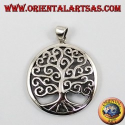 Pendentif argent, arbre de vie (grand)