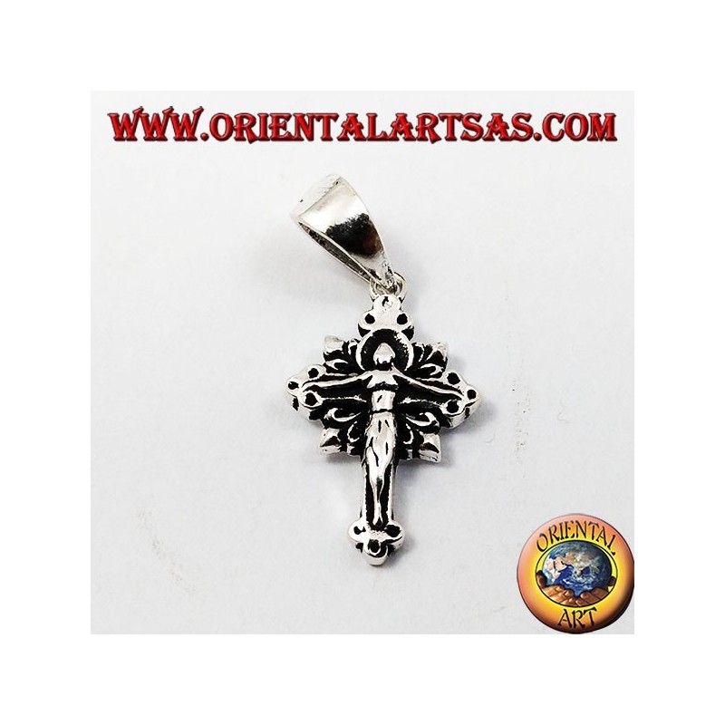 Silver Pendant, small crucifix