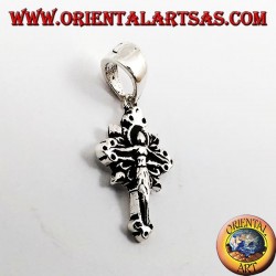 Pendentif argent, petit crucifix