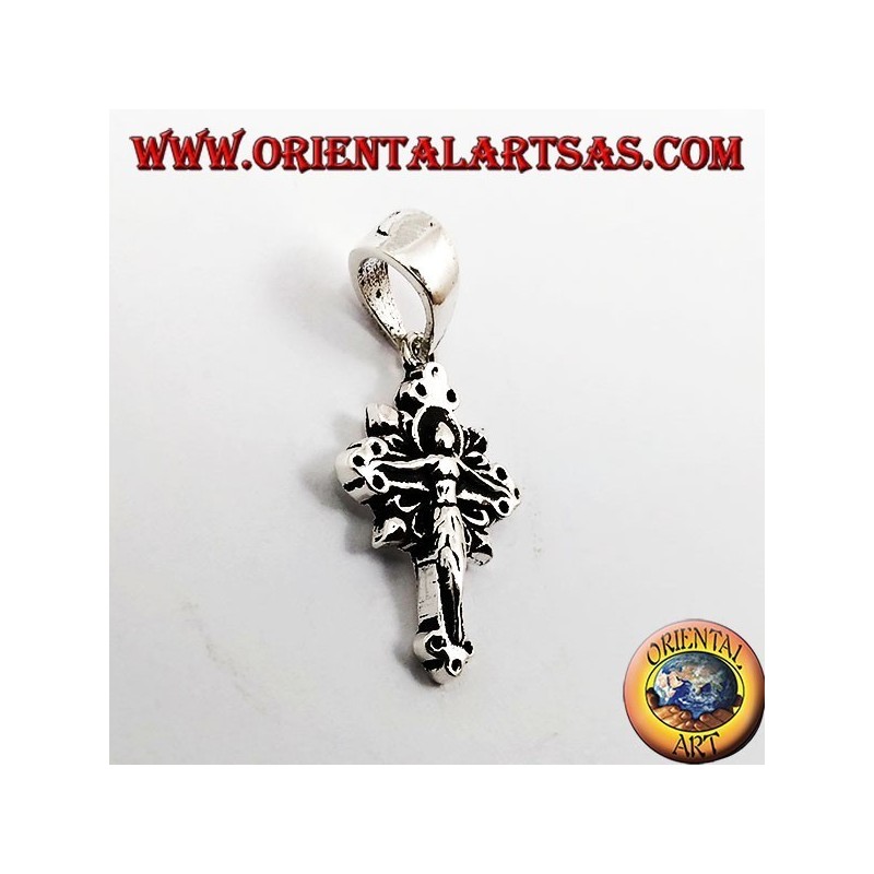 Silver Pendant, small crucifix