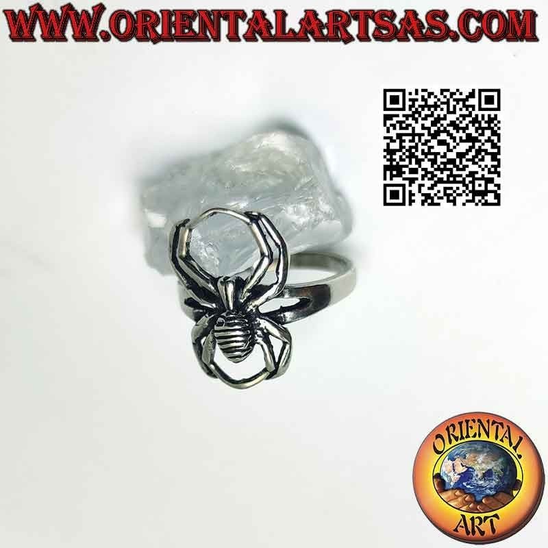 Bague en argent, araignée de Spider Man