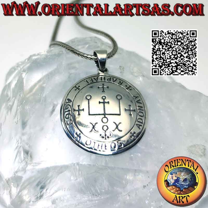 Silberanhänger, Siegel des Erzengels Raphael (Siegel von König Solomon)