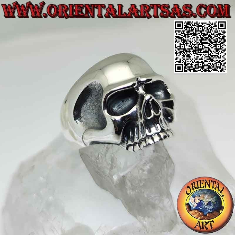 Bague en argent, crâne de Keith Richards (Rolling Stones)