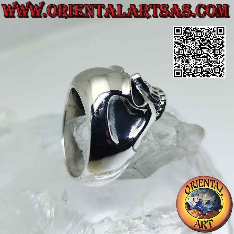 Bague en argent, crâne de Keith Richards (Rolling Stones)