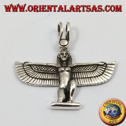 déesse argent ailé pendentif Isis