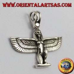 déesse argent ailé pendentif Isis