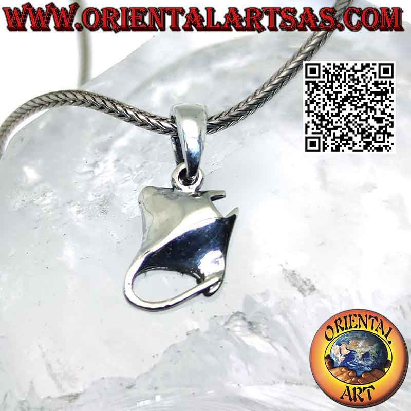 Silberanhänger, Rochen, Mantarochen oder Torpedo (klein)