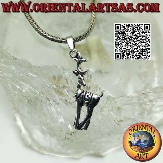 Pendentif en argent en forme de cerf "Bambi"