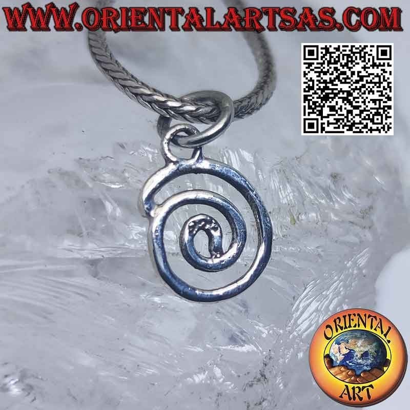 Pendentif en argent, Spirale Evolutive ou Archimède
