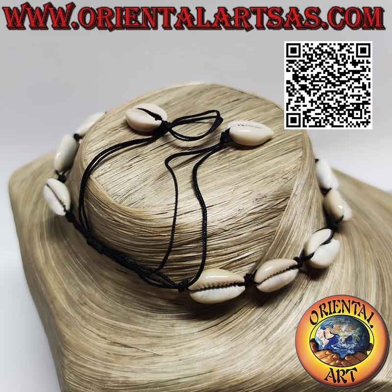 Cowrie shells choker necklace (15)