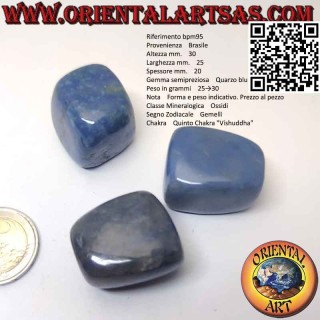 Tumbled Blue Quartz